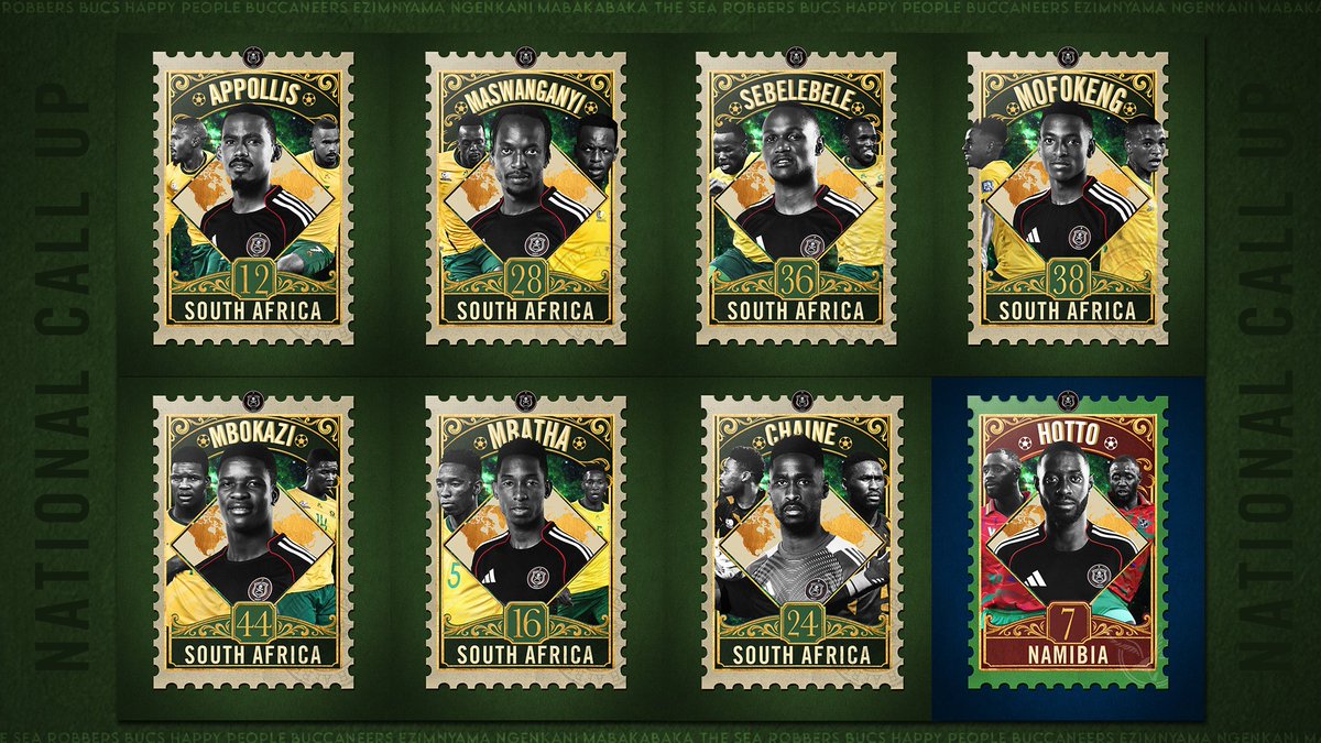 🏴‍☠️ 𝐅𝐫𝐨𝐦 𝐂𝐥𝐮𝐛 𝐭𝐨 𝐂𝐨𝐮𝐧𝐭𝐫𝐲: 🇿🇦 🇳🇦𝐍𝐚𝐭𝐢𝐨𝐧𝐚𝐥 𝐃𝐮𝐭𝐲 𝐀𝐰𝐚𝐢𝐭𝐬

⚫⚪🔴⭐
#OrlandoPirates
#OnceAlways