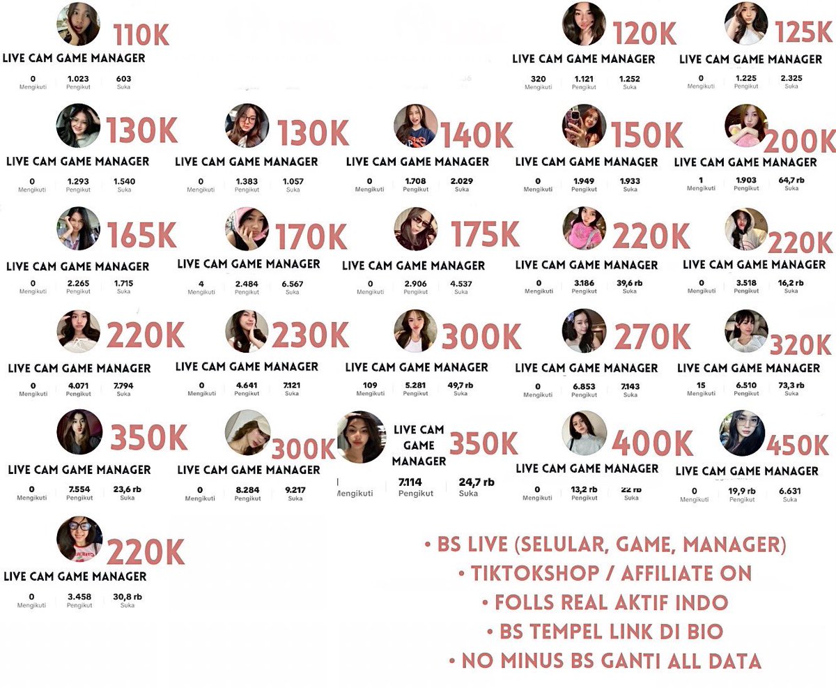relie jual akun tiktok. tweet media