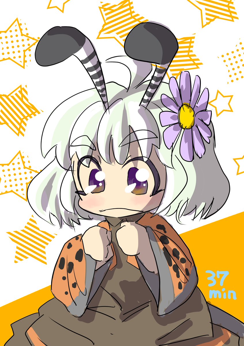 昨日はお見苦しいポストをして申し訳ありません
風邪で弱っているとダメですねぇ
今まで通り、イイネはオマケの心持でポストしていきます！

でも！風邪でまったく進展がないので！
落書きでお茶を濁す！！オチャー

#絵描きさんと繋がりたい #絵柄が好みって人にフォローされたい　#落書き