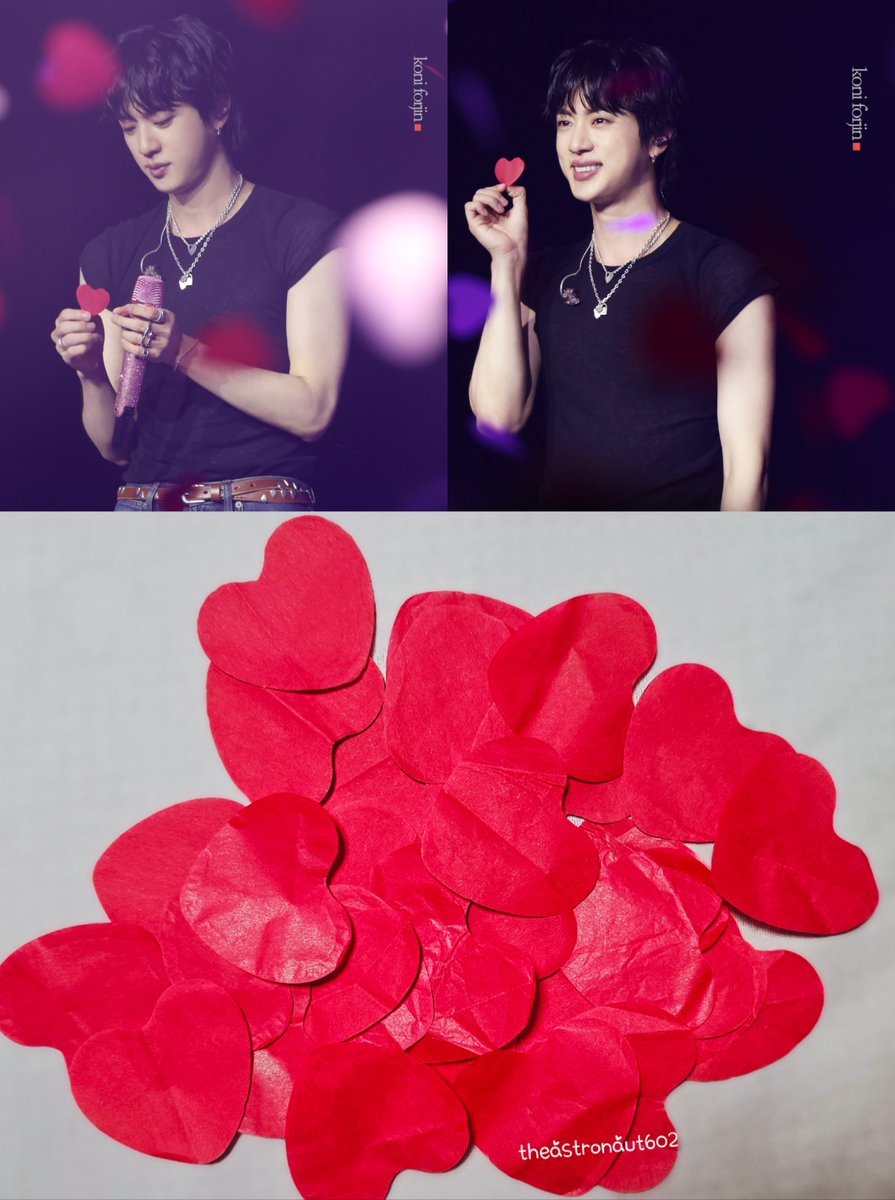 theastronaut602's tweet image. 님들 그거 앎? 
달석콘 하트 컨페티 갈수록 커진거?🥹
석진아 이거 앙콘때는 대왕하트로 찾아 온다는 뜻이지?😍😭

#행복했다_런석진투어_수고했어_김석진
#김석진의_도전은_계속됩니다
#RUNSEOKJIN_epTOUR
#석진이는_멋있어
#방탄소년단진 #김석진 #JIN #진 @bts_twt