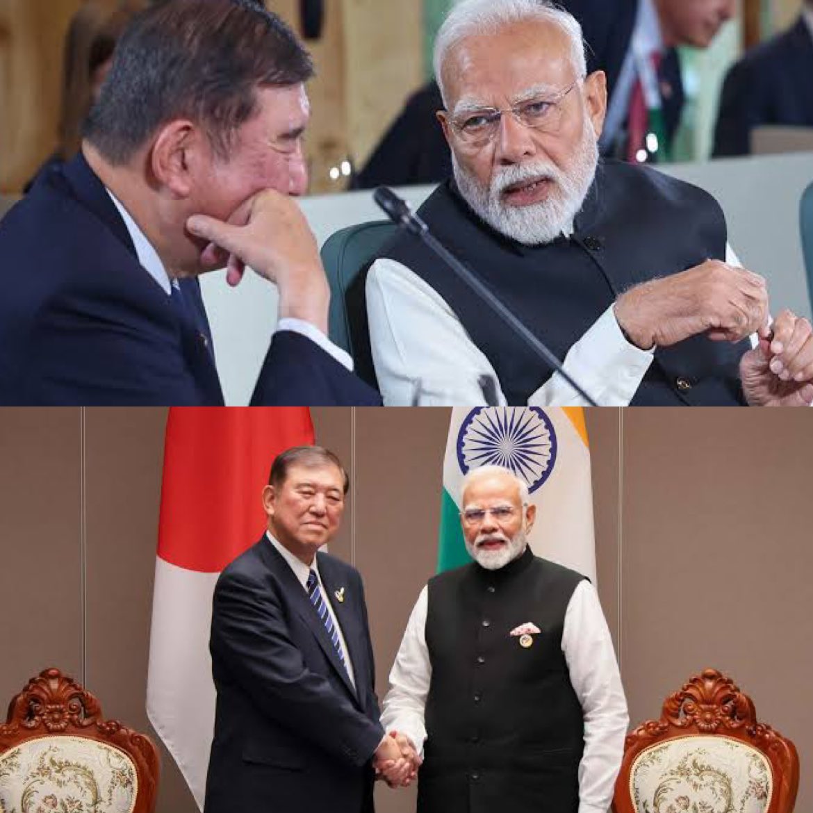 shorts_91's tweet image. India-Japan strengthen defence and business ties ahead of SCO Summit in China as Modi eyes on bullet trains, AI talent, and quad diplomacy. 

Read more on shorts91.com/content-detail…

#Japan #Modi #ModinJapan #JaoanVisit #BulletTrains #AITalent #Diplomacy #IndiaGlobal #scosummit2025
