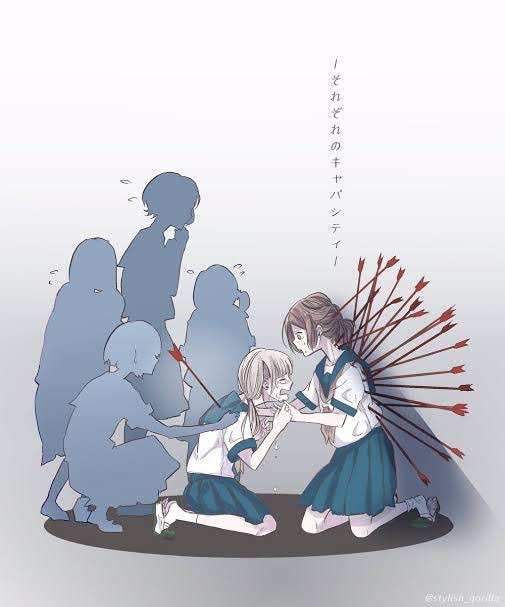常世リブラ終わってアローレインの矢傷をお兄ちゃんに見せつけてたら画面外からぬっ！とやばい状態の執行者出てきて吹いた

〜それぞれのキャパシティ〜