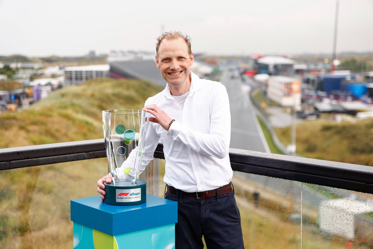 F1 Media (@f1media) on Twitter photo Formula 1, together with multi-national lottery-led entertainment company and Official Partner, Allwyn, are proud to name a leading Dutch accessibility charity as the first-ever winner of the F1® Allwyn Global Community Award.
Stichting <a href="/HandicapNL/">HandicapNL</a> will receive a €100,000 Formula 1, together with multi-national lottery-led entertainment company and Official Partner, Allwyn, are proud to name a leading Dutch accessibility charity as the first-ever winner of the F1® Allwyn Global Community Award.
Stichting <a href="/HandicapNL/">HandicapNL</a> will receive a €100,000