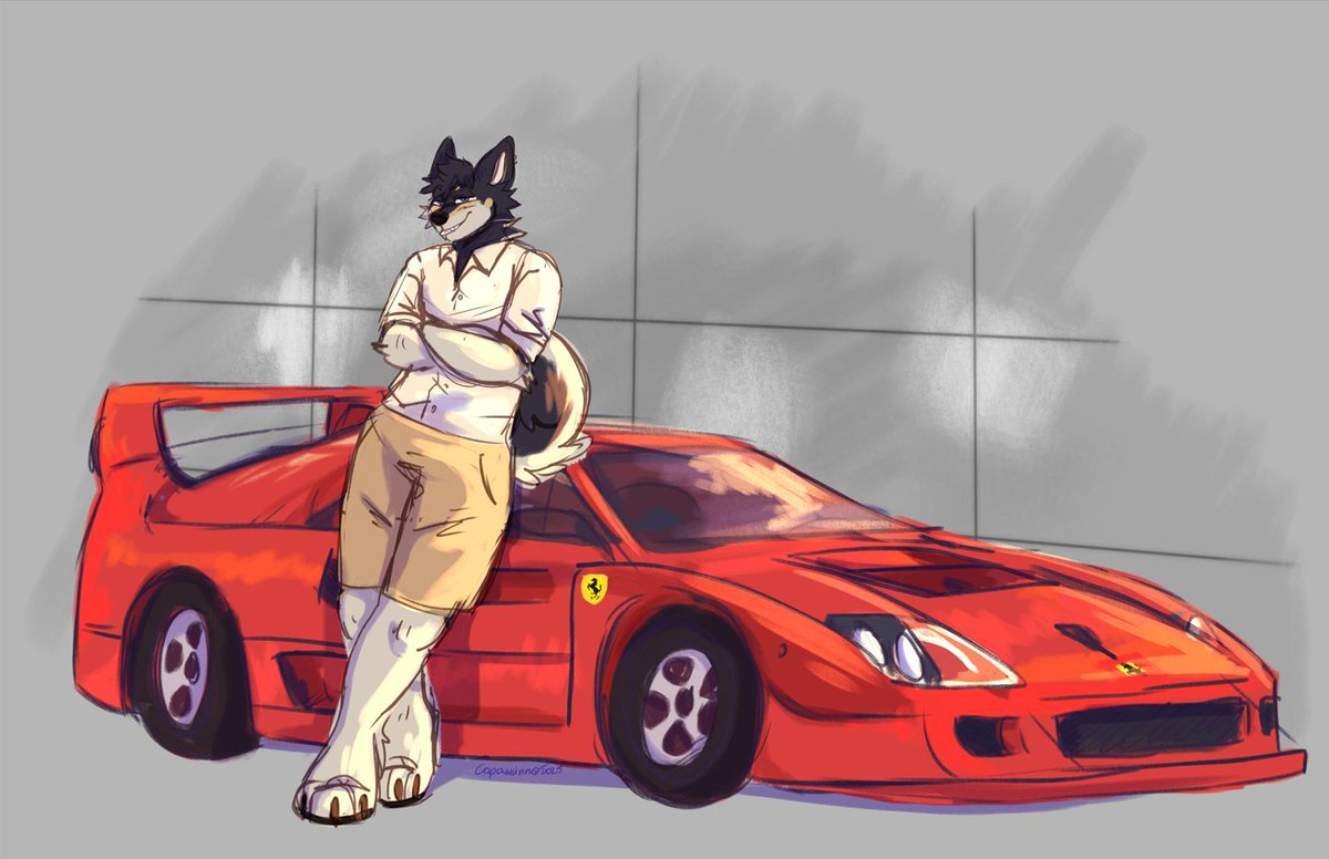 Fast and furry-ious 🚗

[owed for someone on discord!]