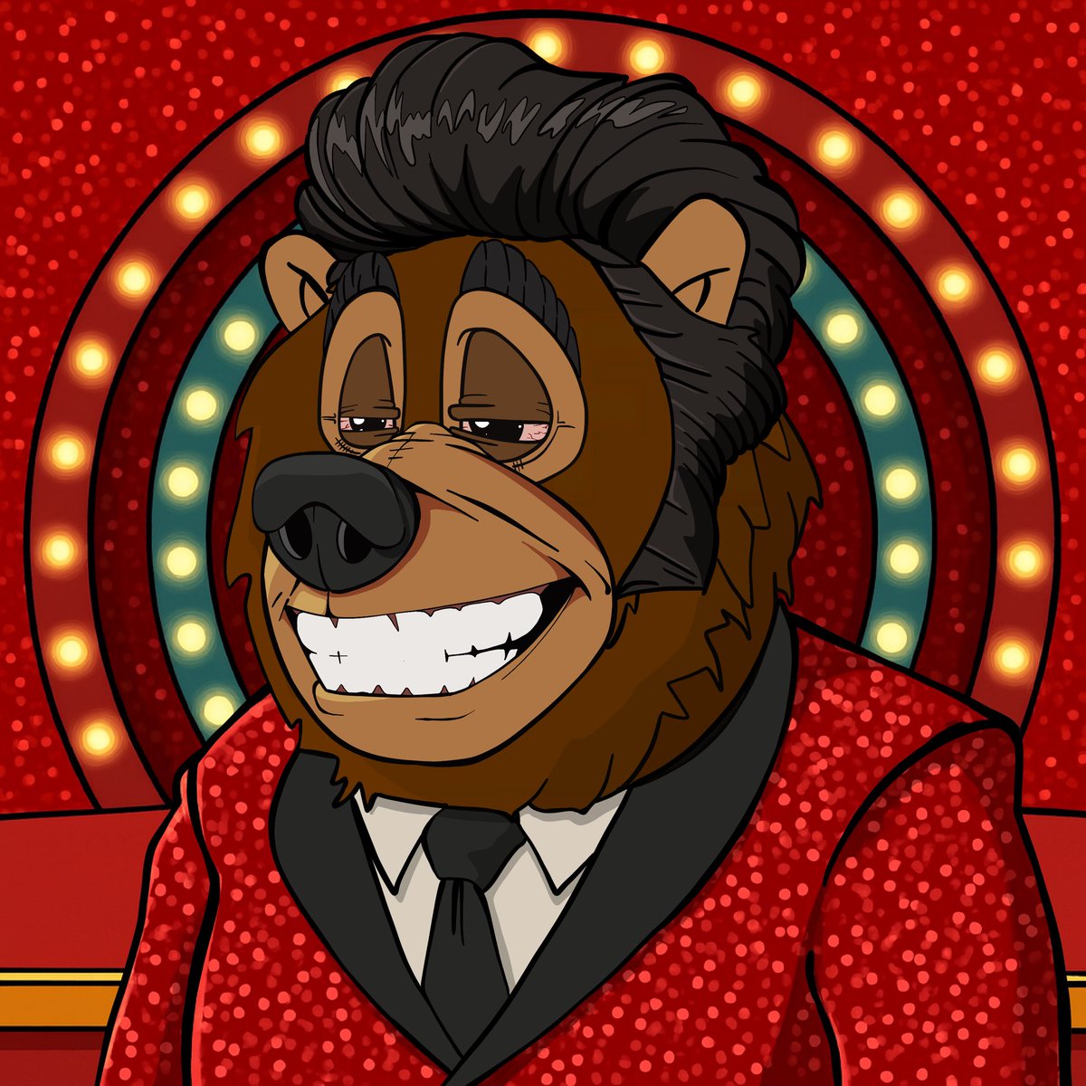 🎤✨ “LADIES AND GENTLEBEARS—lemme tell ya somethin’ about my ol’ pal Barry Sparkles. Back in ’04, I was just a wide-eyed cub with a dream and a coupon for half-off nachos. Barry was hosting his banger of a game show ‘Wheel of Bangers’ (yeah, that’s right, the ONLY show where