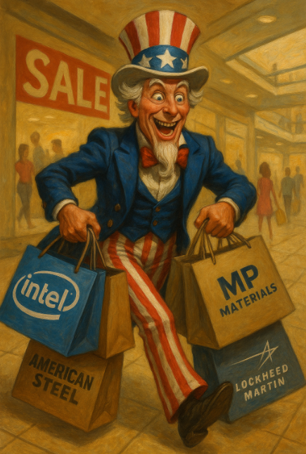 DitoreSandra's tweet photo. @AlphaSigmaFund  New research alert, "Uncle Sam’s Summer Shopping Spree" by  @matthewjmousa   https://t.co/CaqlROdOJP @enzovillani727  @DitoreSandra @wes_levitt  @SteveKanaval https://t.co/sjIncMTh0y
