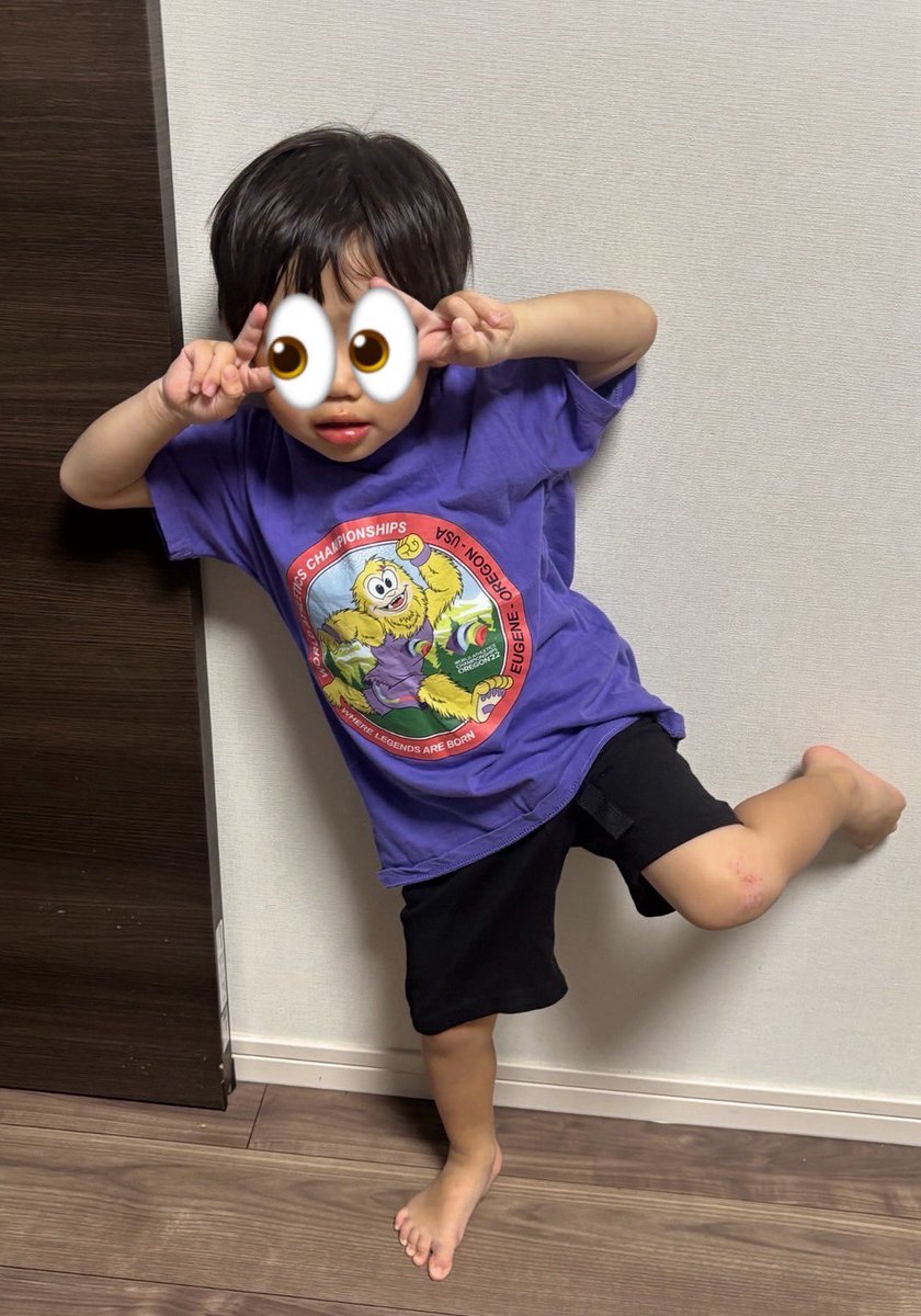 世界陸上オレゴン大会から3年

時の流れを感じる！
紫はお姉ちゃん用だったのに弟くんに丁度良いサイズに！

私も3年分成長示さないとなぁ、、

#東京世界陸上