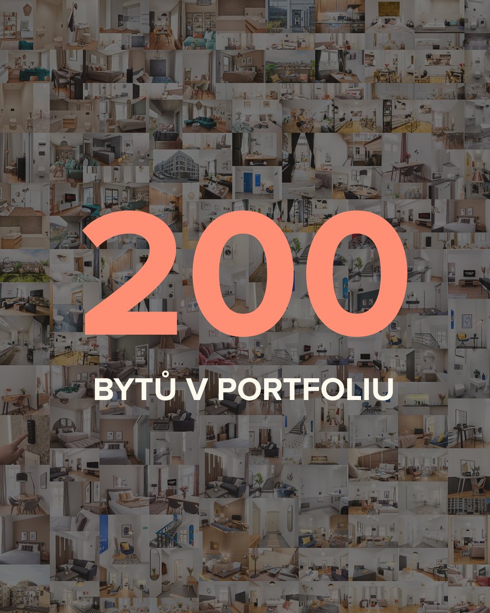 Blahobyty's tweet photo. 🎉 Máme 200 důvodů k oslavě!
Právě jsme překonali hranici 200 aktivních apartmánů. Vážíme si důvěry majitelů, kteří nám své nemovitosti svěřují, a děláme maximum pro to, aby jejich investice dlouhodobě rostly.

#blahobytyportfolio #blahobyty #spravanemovitosti https://t.co/7CUmWXd5j1