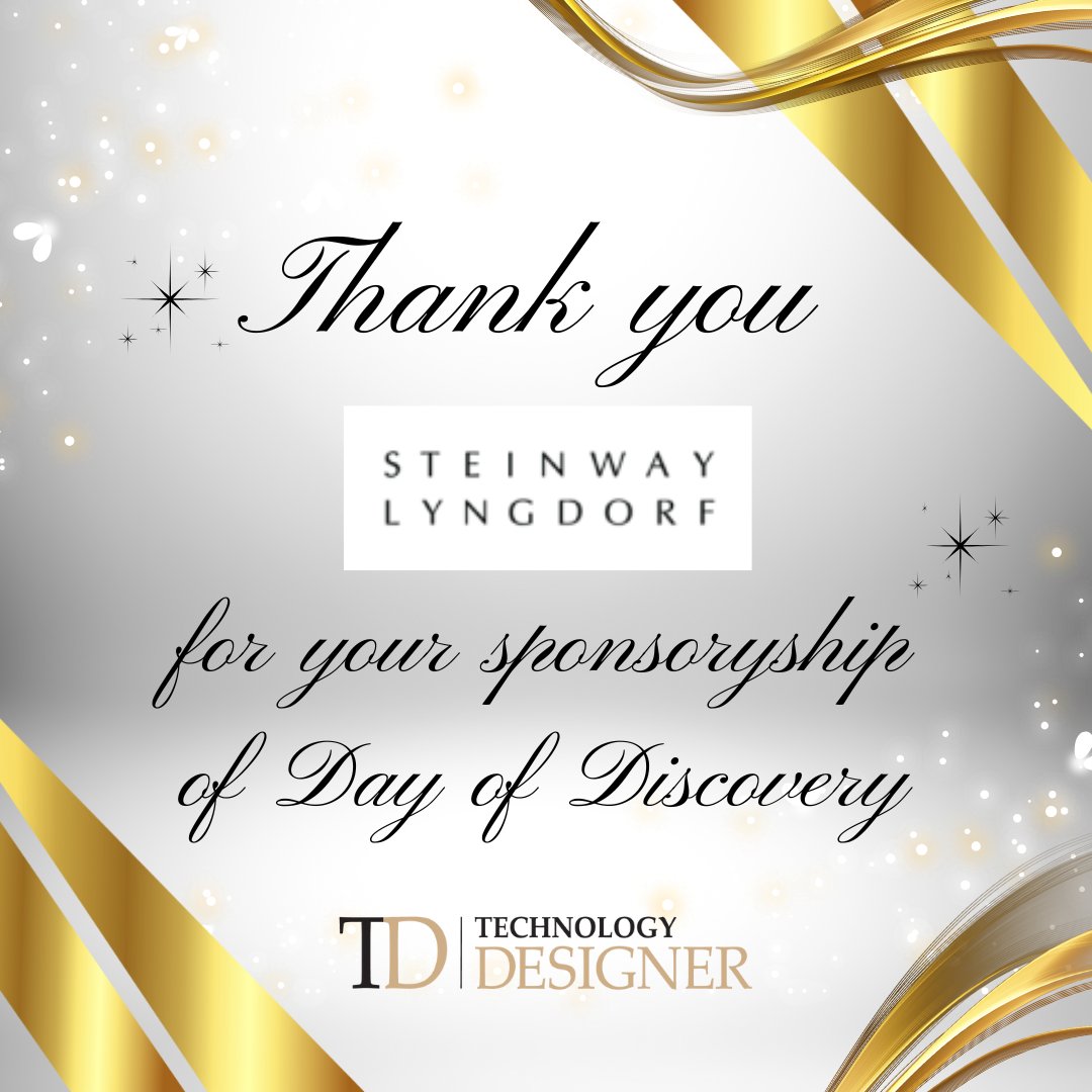 TechnologyDesi2's tweet image. We’re honored to have Steinway Lyngdorf as a sponsor of #DayofDiscovery 2025! Known for their uncompromising approach to sound and design, they continue to set the standard for audio excellence worldwide. #technologydesigner #CEDIA2025 #cediaexpo #steinwaylyngdorf