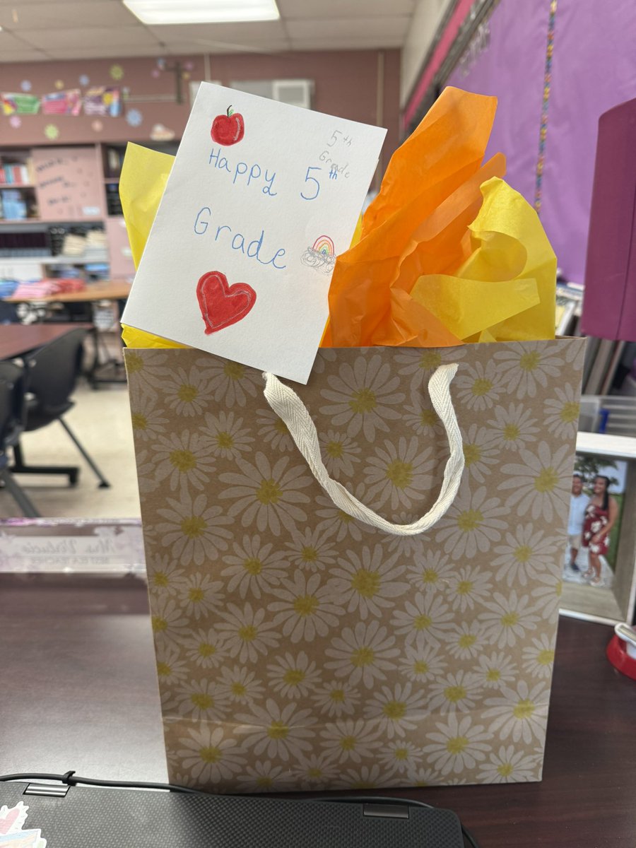 What a wonderful surprise to find on my desk this morning! I am beyond thrilled to start a new school year with my fifth graders! I can’t wait to meet them! #beartavernpride