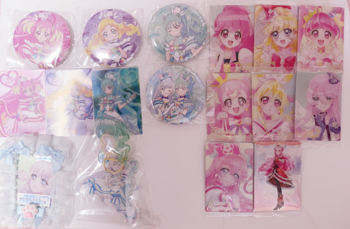 プリキュア セレカラ セレクトカラーズ 缶バッジ 交換 仮約束

求✧ニャミー
譲✧ベリー ビート ビューティ プリンセス アンジュ スパイシー 2〜4枚目のお品物もプラスでお譲り可能です。比率違い、抱き合わせ可能

初日店舗にて40〜購入予定
お気軽にお声掛け下さい。