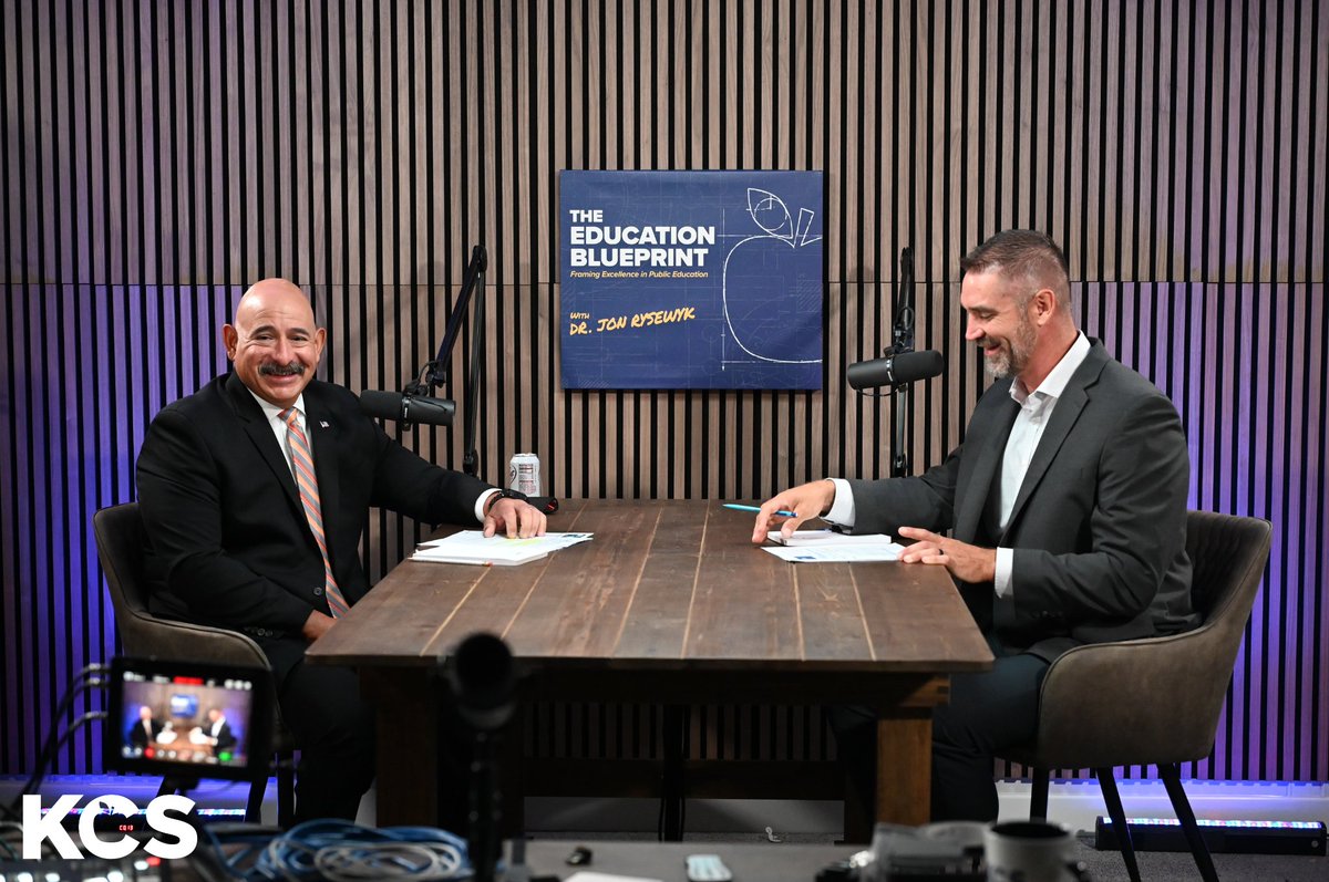 Sneak peak into Season 2 of The Education Blueprint! 🎬 We had KCS School Safety Chief Carlo Granillo in the studio, and we can’t wait to share this this episode with you!
