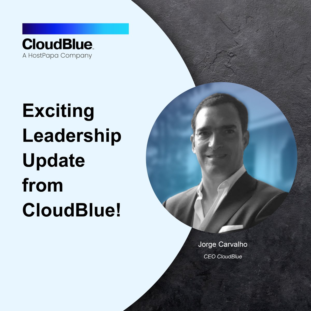 Exciting #Leadership Update! Thrilled to announce Jorge Carvalho as #CloudBlue's new CEO! With 30+ years in cloud services &amp; as <a href="/HostPapa/">HostPapa</a>'s President, Jorge brings proven #growth &amp; #innovation expertise. Join us in welcoming him as he leads us into a new era!