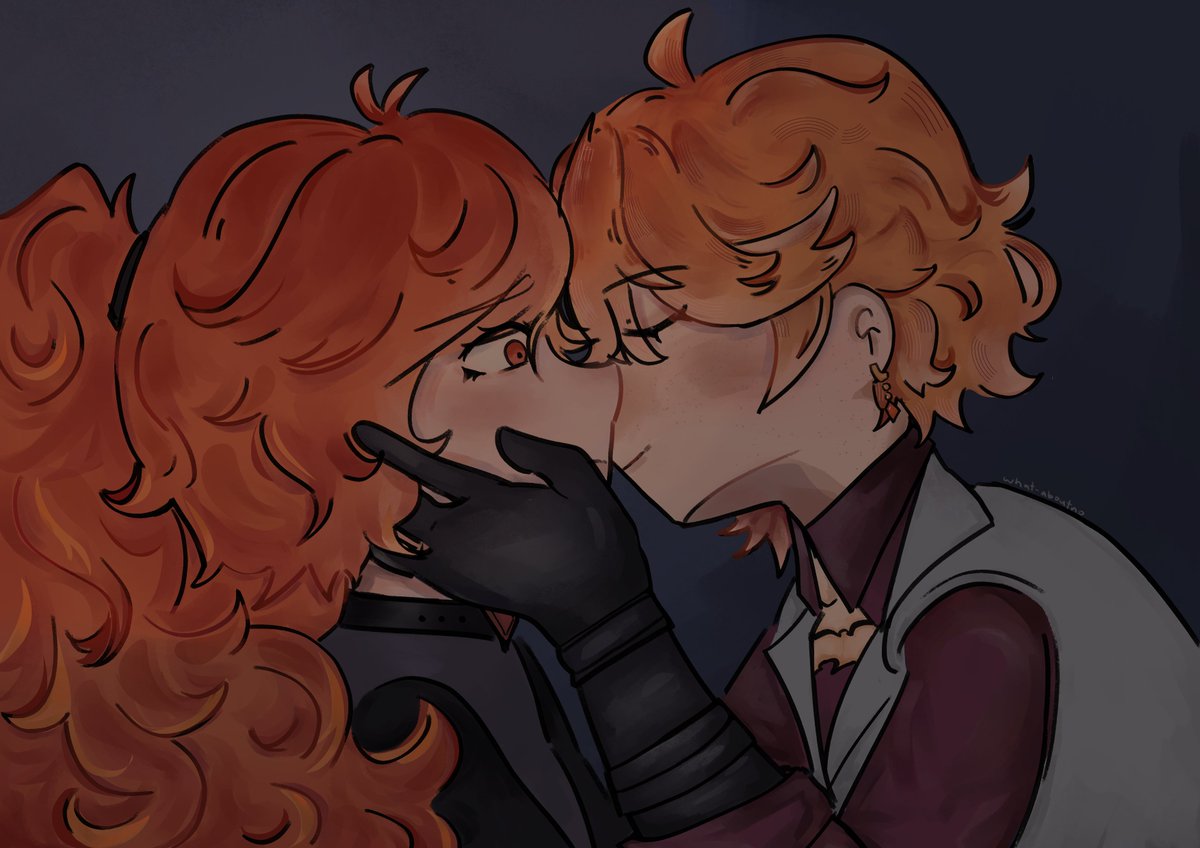 One of my <a href="/ChiluccZine/">Chiluc Zine: Ink and Heartstrings</a> submissions featuring roleswap chiluc 🔥Lot of fun hosting the zine please check it out! Even better it's FREE to download!!