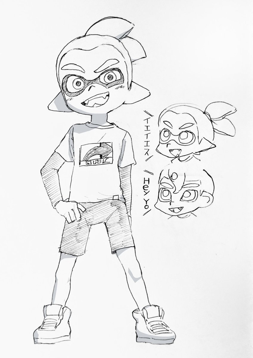 ボーイを描くことに挑戦