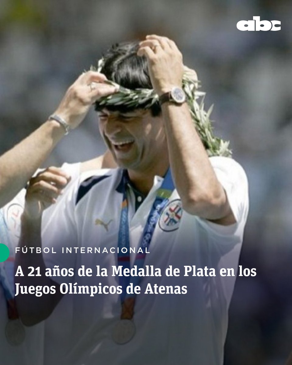 #Albirroja Hoy se cumplen 21 años de una gran hazaña para el deporte paraguayo, cuando la selección de fútbol masculino conquistó la medalla de plata en los Juegos Olímpicos de Atenas 2004.

👉Leé más: abc.com.py/deportes/futbo…