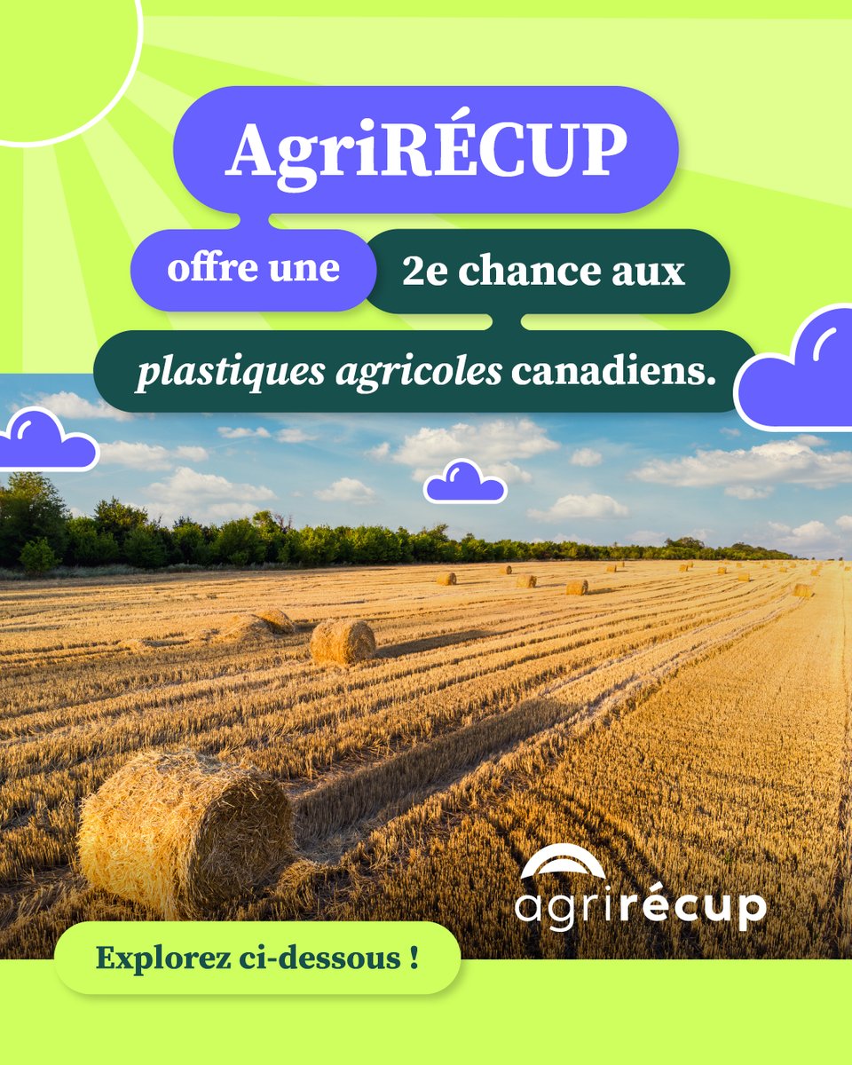 SavePlasticCA's tweet photo. Agriculteurs canadiens = économie circulaire. @Cleanfarms /AgriRÉCUP : plastiques agricoles usés = tuyaux, bâches, etc. Initiative largement volontaire de producteurs avec soutien de sites de collecte a ramassé près de 97 M kg jusqu'à présent. https://t.co/J9HSjmpD5F https://t.co/jwAre6LS6W