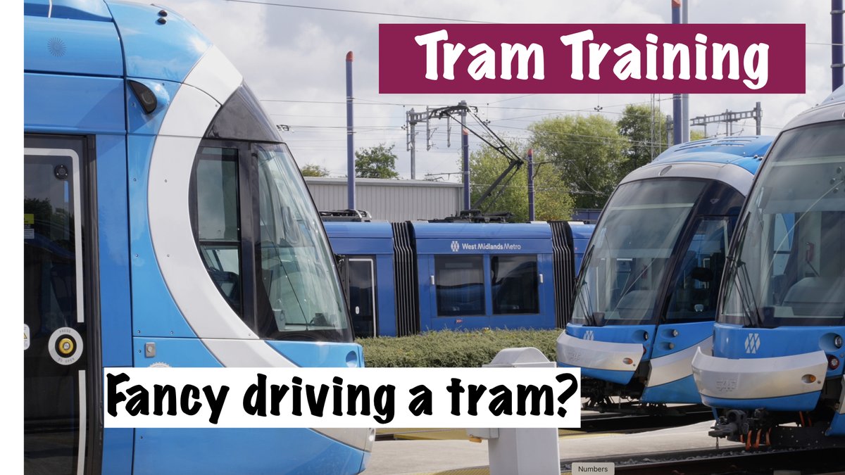 The West Midlands Metro is expanding fast and that means a need for more tram drivers. The Transport Matters YouTube channel when to the training academy to find out what it takes to learn to drive a tram!
Click on the link to view
youtu.be/sGYQGtUdA88