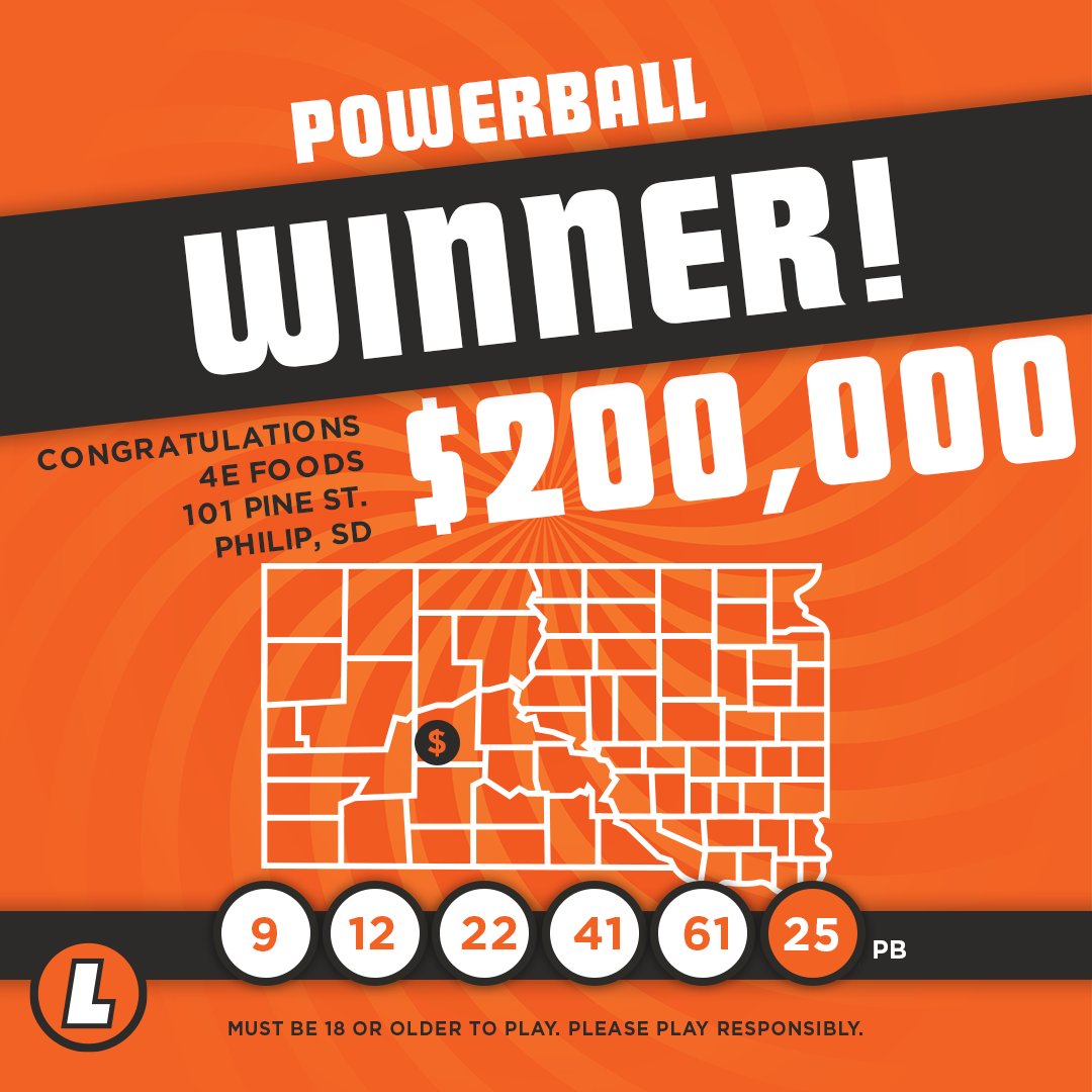 South Dakota Lottery tweet media