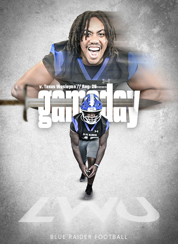 𝗧𝗵𝘂𝗿𝘀𝗱𝗮𝘆 𝗡𝗶𝗴𝗵𝘁 𝗟𝗶𝗴𝗵𝘁𝘀! 🏈

🆚 <a href="/RamSports/">TXWES Athletics</a> 
⏰ 6 p.m. CT
📍 Columbia, Ky.
🏟️ Parnell Family Stadium
🎥 tinyurl.com/5n6z6jsp
📊 tinyurl.com/mr26bb84
🎧 tinyurl.com/mwtkec7n

#GoBlueRaiders⚔️