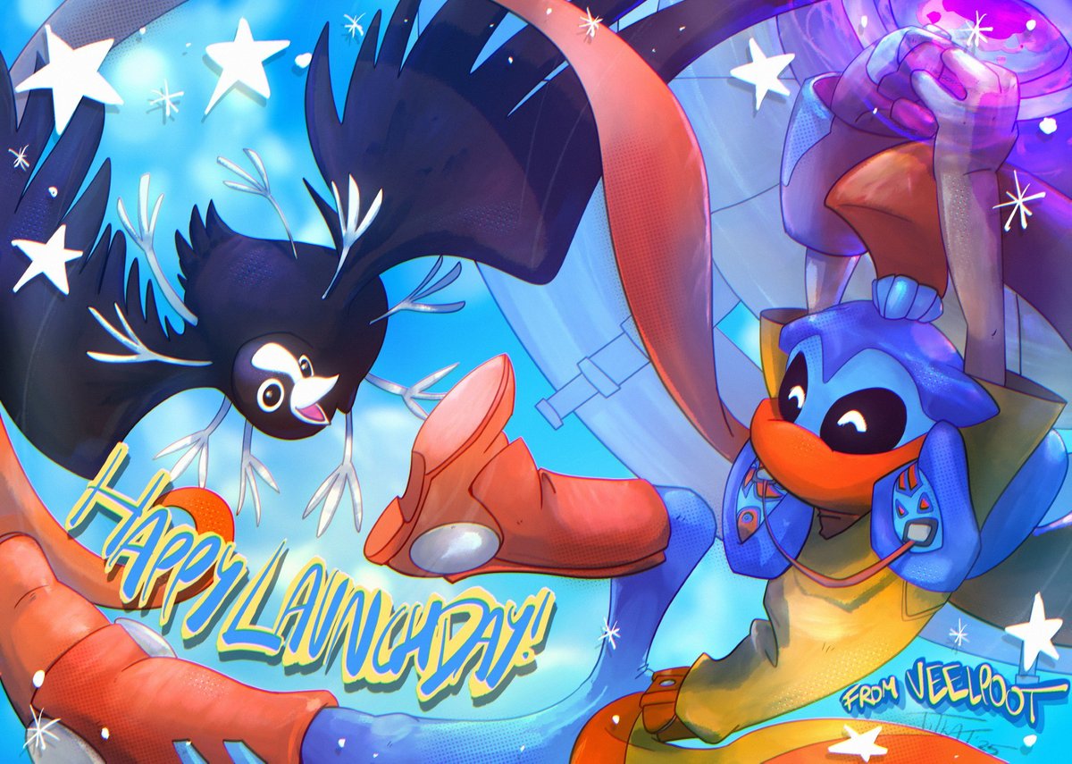 Veelpoot (@veelpoot) on Twitter photo Our friends at <a href="/Twirlbound/">Twirlbound🛡The Knightling IS OUT NOW!!✨🛡</a> have finally released their epic open world platforming action-adventure game 😍
Happy launch day, friends! Our friends at <a href="/Twirlbound/">Twirlbound🛡The Knightling IS OUT NOW!!✨🛡</a> have finally released their epic open world platforming action-adventure game 😍
Happy launch day, friends!