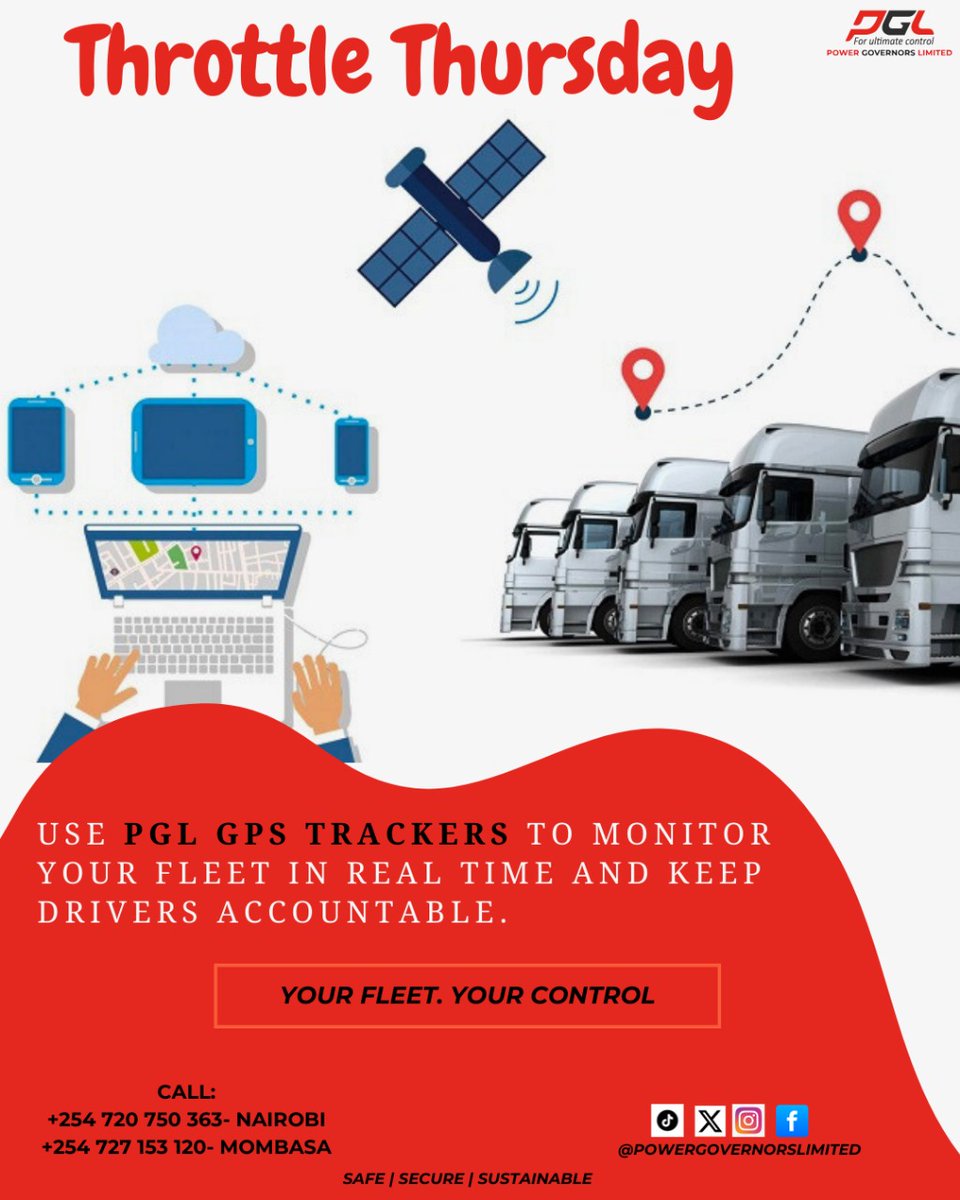PGovernors's tweet photo. Stay in control with PGL.

#gpstracking #FleetManagement #carskenya https://t.co/B3eEHqAdIS