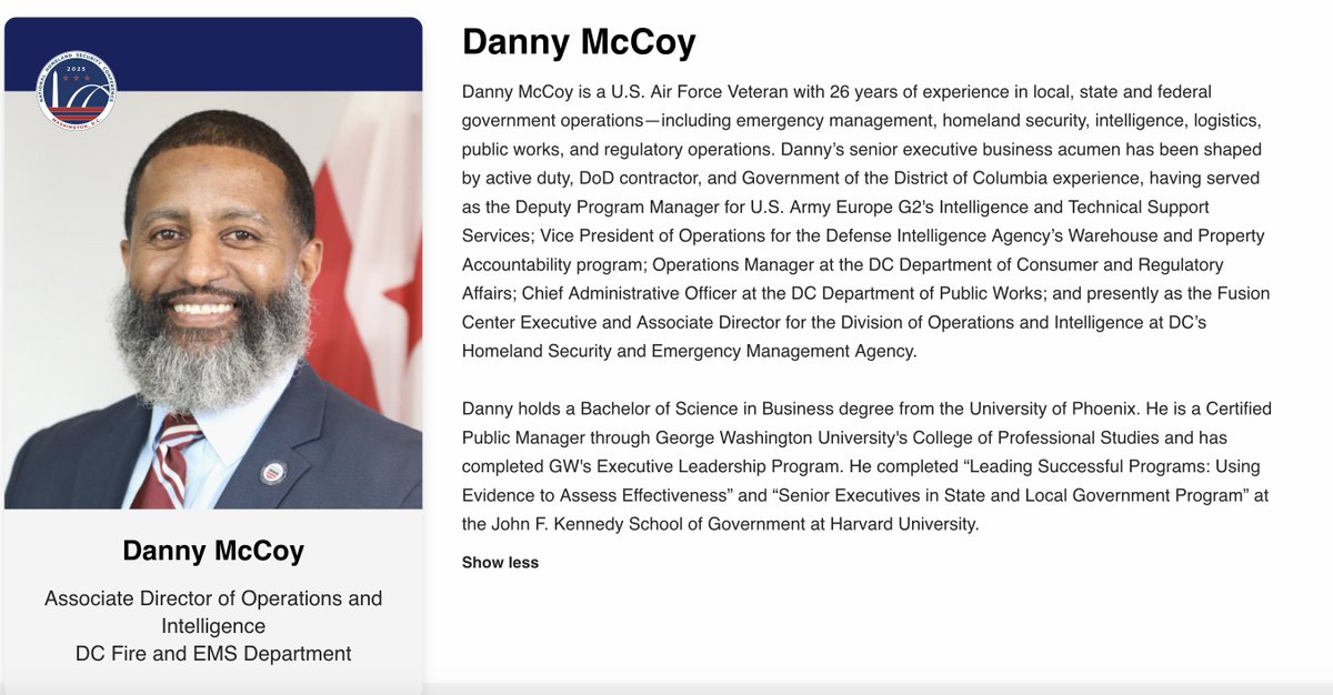Associate Director of Operations and Intelligence DC Fire and EMS Department, Danny McCoy, is giving Best of Show and Sorry I Missed that Presentation Selections for #NHSC2025.  Congrats to all who are able to re-present!