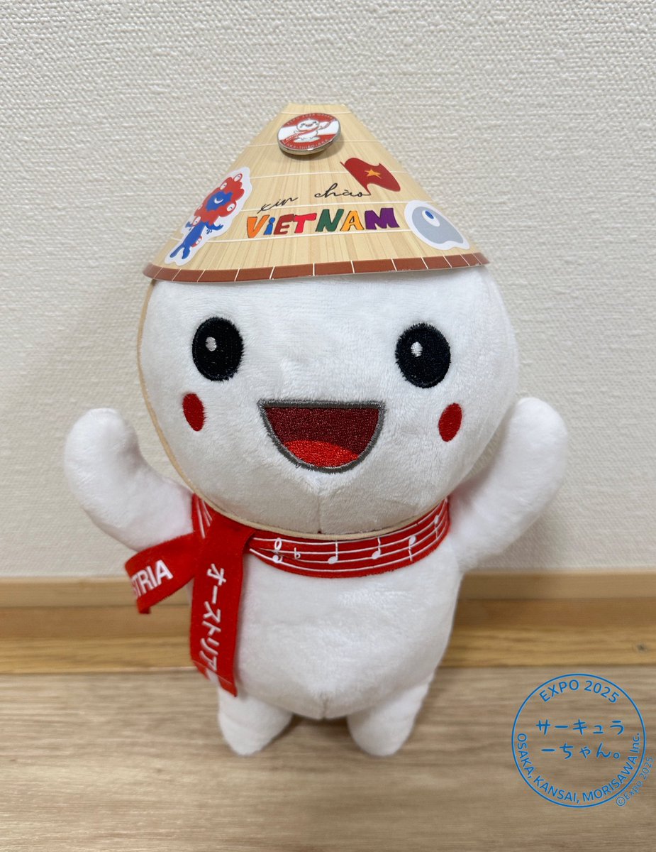 アカシロアカ オーストリア館 大阪 関西万博 EXPO2025 マスコット 万博