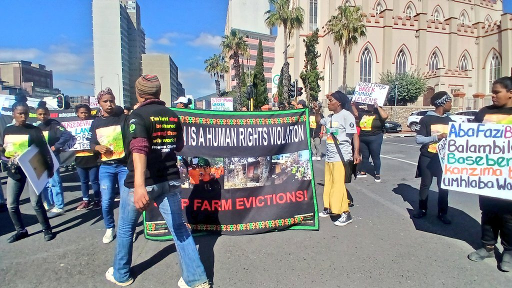 SentebaleFAD's tweet photo. Farm Workers &amp; The People of South Africa demand and deserve more. Women want land with water.  #OneWomanOneHectare #WomenOnFarms #LandReform https://t.co/aHj0cWm8or