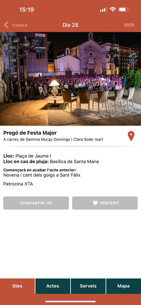 Arrenca la Festa Major de Vilafranaca amb el pregó! 🎉 Vine i viu cada moment d'aquests dies de festa. Descarrega l'app per tenir tota la programació a la butxaca! 👉 imobils.com/fmvila/descarr… #Pregó #FestaMajor #Vilafranca #fmvila #explosiva #fmvilafranca #pregotuit