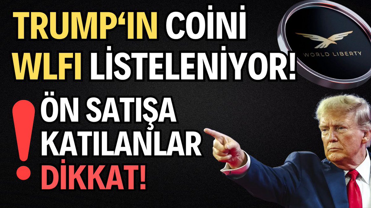 JrKripto_com's tweet photo. Trump’ın Coini $WLFI Listeleniyor!

World Liberty Financial ÖN SATIŞA Katılanlar Bunu Kesin Yapmalı!!!

DİKKAT!!

Videoyu YouTube Kanalımızdan paylaştık. Aşağıdaki link üzerinden izleyebilirsiniz👇

https://t.co/a0QA0oN3Hw https://t.co/nYSwN49ATO