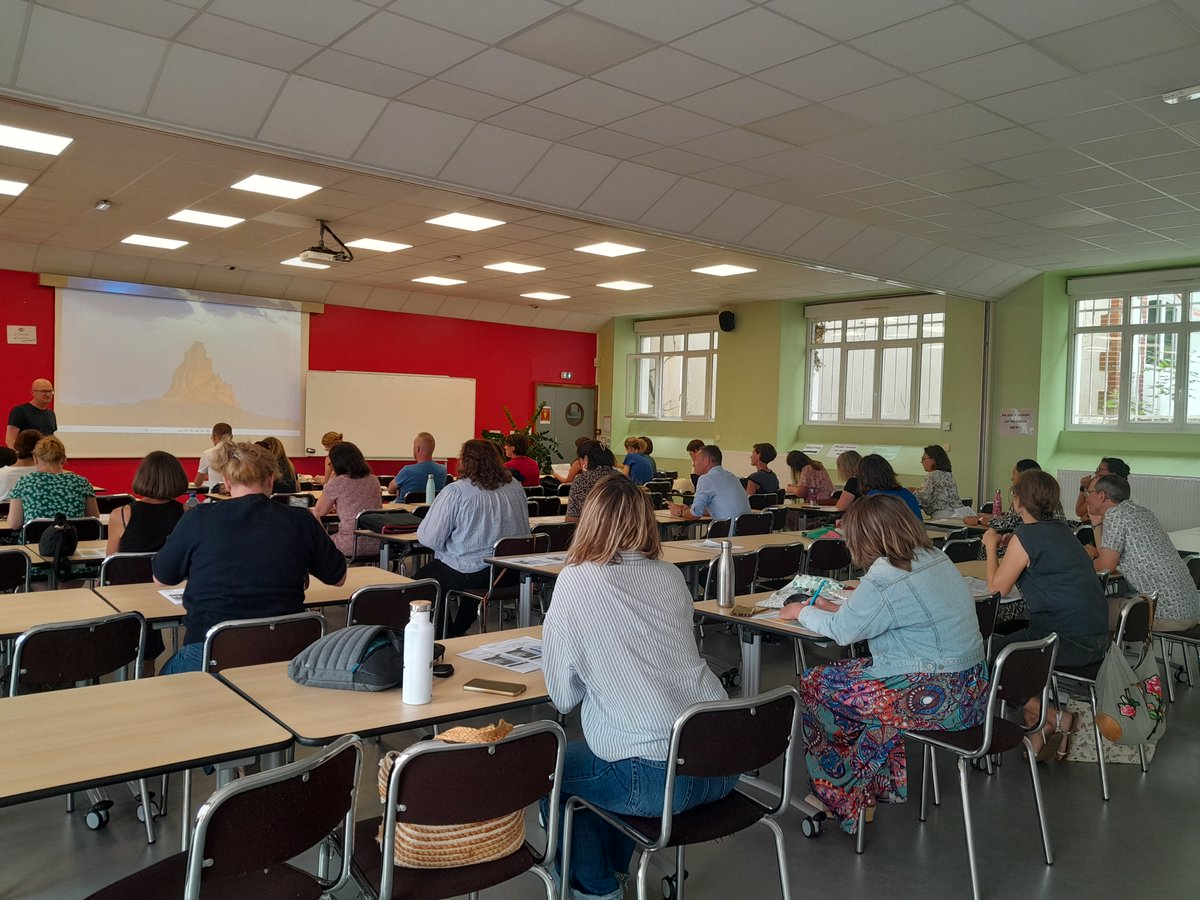 InstitutOzanam's tweet photo. La rentrée à l’ISFEC Atlantique bat son plein !
➡️ Semaine du 18 au 22 août : nos formateurs se sont retrouvés à Nantes et à La Roche-sur-Yon pour partager un temps de réunion.
➡️ Semaine du 25 au 29 août : place aux premiers groupes en formation, 1er et 2nd degré. https://t.co/W2AlWdYnVu