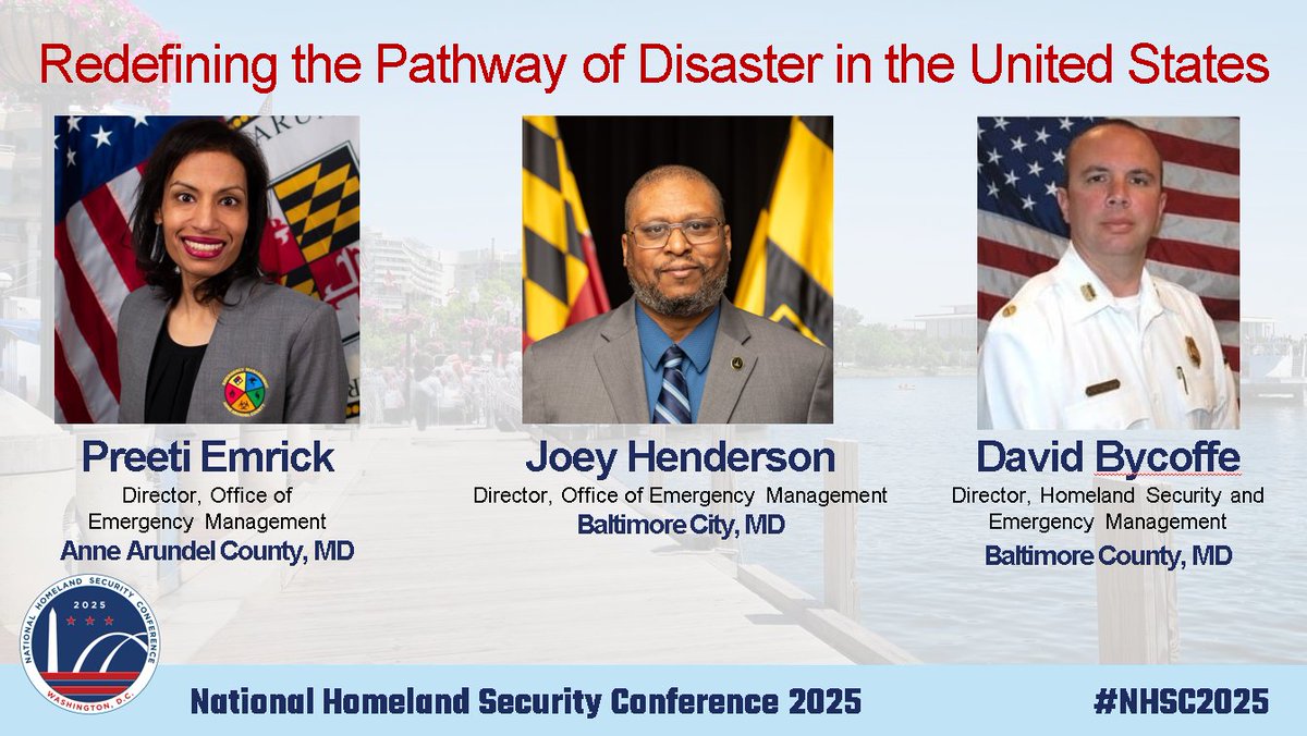 Be sure to check out the panel discussion "𝐑𝐞𝐝𝐞𝐟𝐢𝐧𝐢𝐧𝐠 𝐭𝐡𝐞 𝐏𝐚𝐭𝐡𝐰𝐚𝐲 𝐨𝐟 𝐃𝐢𝐬𝐚𝐬𝐭𝐞𝐫𝐬 𝐢𝐧 𝐭𝐡𝐞 𝐔𝐧𝐢𝐭𝐞𝐝 𝐒𝐭𝐚𝐭𝐞𝐬 - 𝐍𝐞𝐰 𝐂𝐡𝐚𝐥𝐥𝐞𝐧𝐠𝐞𝐬 𝐅𝐚𝐜𝐢𝐧𝐠 𝐄𝐦𝐞𝐫𝐠𝐞𝐧𝐜𝐲 𝐌𝐚𝐧𝐚𝐠𝐞𝐫𝐬 𝐋𝐞𝐬𝐬𝐨𝐧𝐬 𝐋𝐞𝐚𝐫𝐧𝐞𝐝 𝐟𝐫𝐨𝐦 𝐭𝐡𝐞