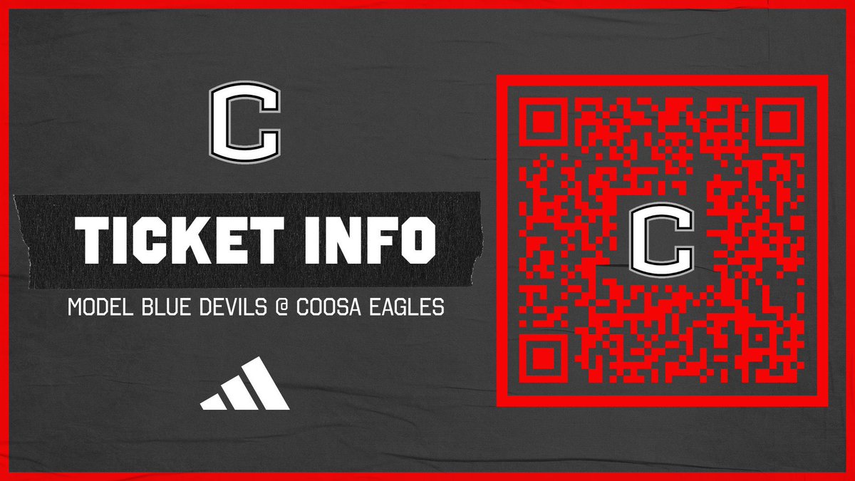 Ticket information for tomorrow night!

GoFan link: gofan.co/event/4113160
Or scan the QR code below for tickets! 

#EDGE #GoEagles🦅