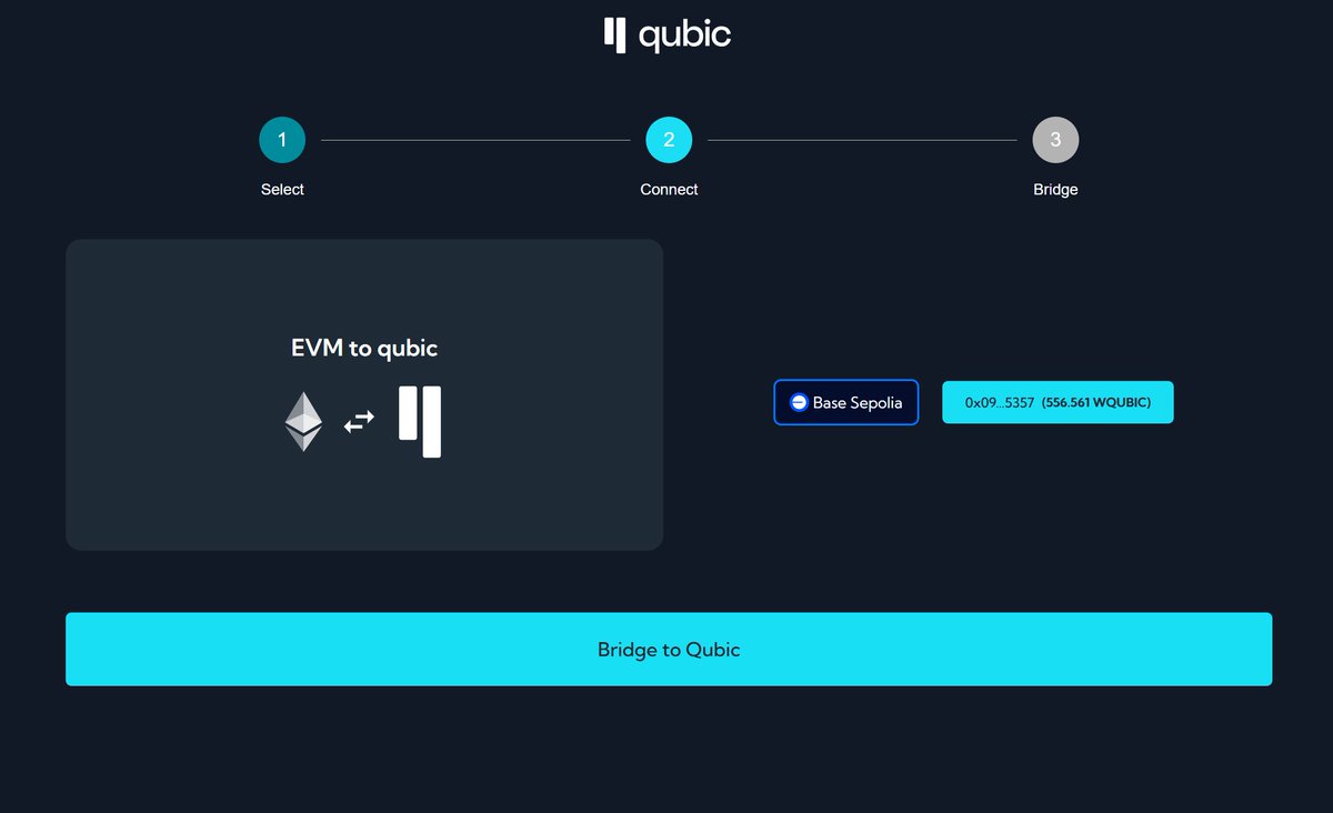 🚀 QBridge is launching soon!

The proposal is live, and we now have previews of the UI.

What is QBridge?
QBridge is a non-custodial cross-chain bridge that connects the Qubic blockchain directly with the Ethereum network.

👉 With QBridge, you can transfer Qubic tokens between