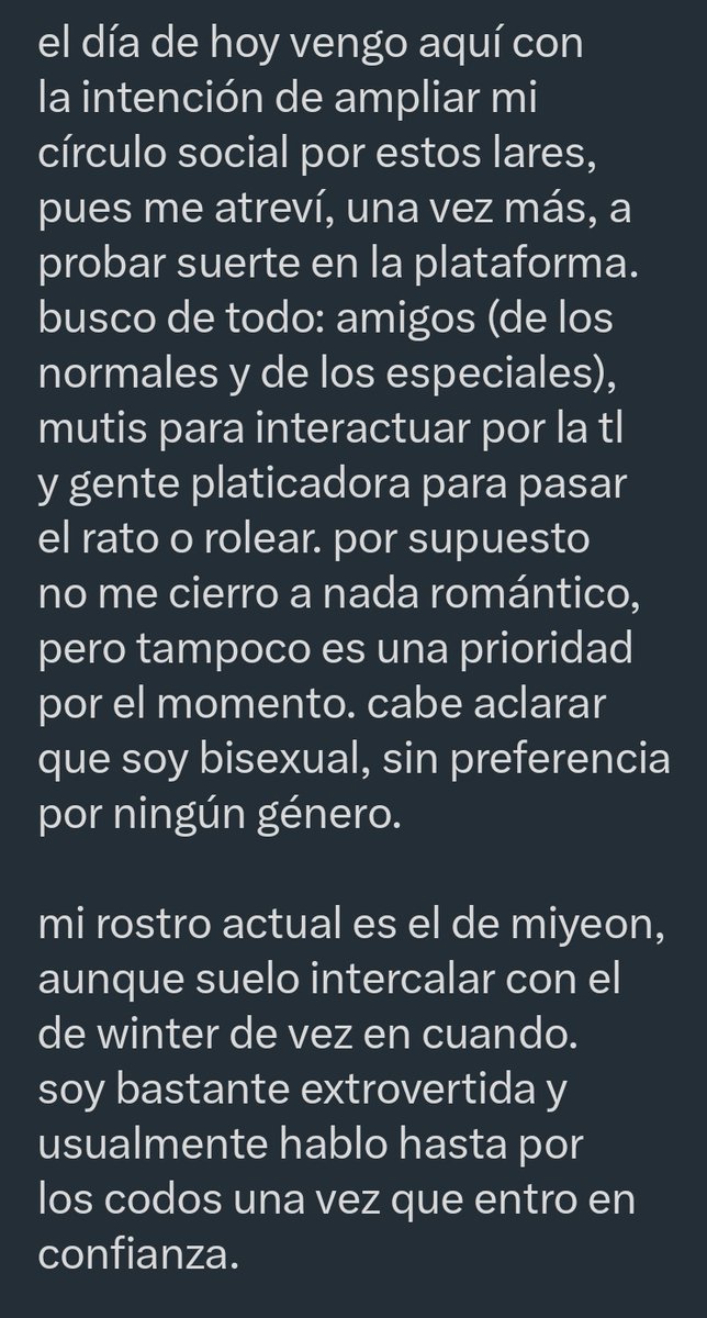 _confesionesfk0's tweet image. 🐷 ; viene en busca de todo. 
Amigos de los normales y especiales, mutis, gente para hablar o rolear. No se cierra a nada romántico. 
Bisexual.