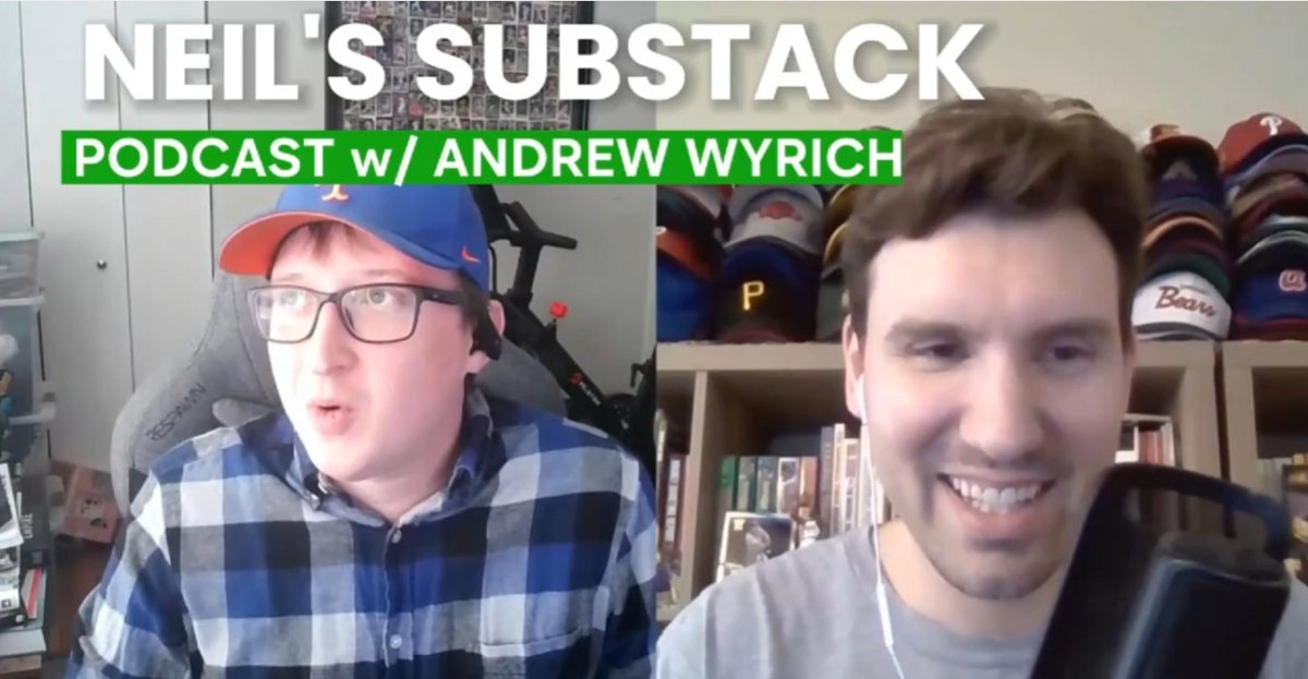 I spoke with <a href="/Neil_Paine/">Neil Paine</a> about some fun #Mets "what-ifs" and baseball in general for his podcast. I had a great time chatting. Please give it a listen and subscribe to Neil's newsletter—it rocks! neilpaine.substack.com/cp/172170250