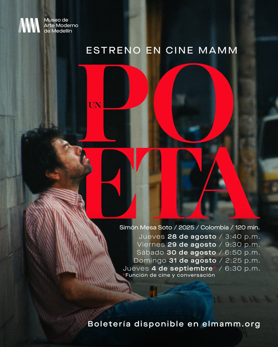 Marticalzate's tweet photo. Quien iba a creer que sería una película colombiana la que iba a revivir la escuálida cartelera de cine!
Aplausos para el trabajo que han hecho con "Un poeta".
Lograron lo impensable: medios y  ciudadanía hablando de una película colombiana.
Despiértenme, esto es un buen sueño! https://t.co/t1gesJ9gvg