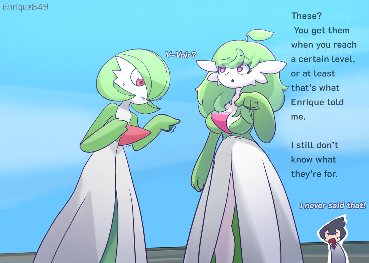 Enriquextreme1's tweet image. Ailin meets a “normal” Gardevoir
#Pokemon