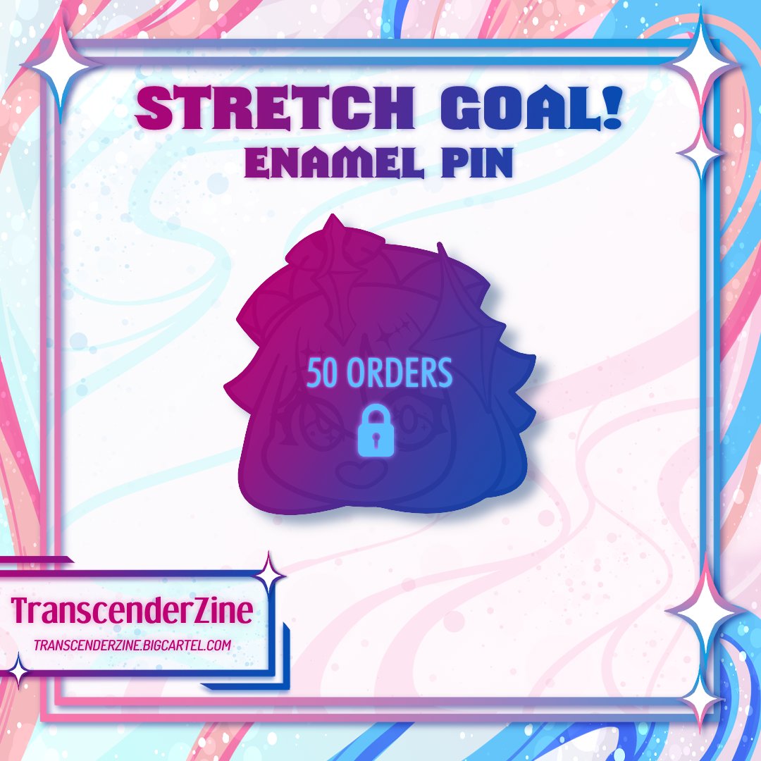 🏳️‍⚧️💫STRETCH GOAL

Just a few more orders until we reach our Paimon enamel pin! Travelers, help us achieve this goal! 🏳️‍⚧️🏳️‍⚧️

🔗 transcenderzine.bigcartel.com

#genshinimpact #fanzine