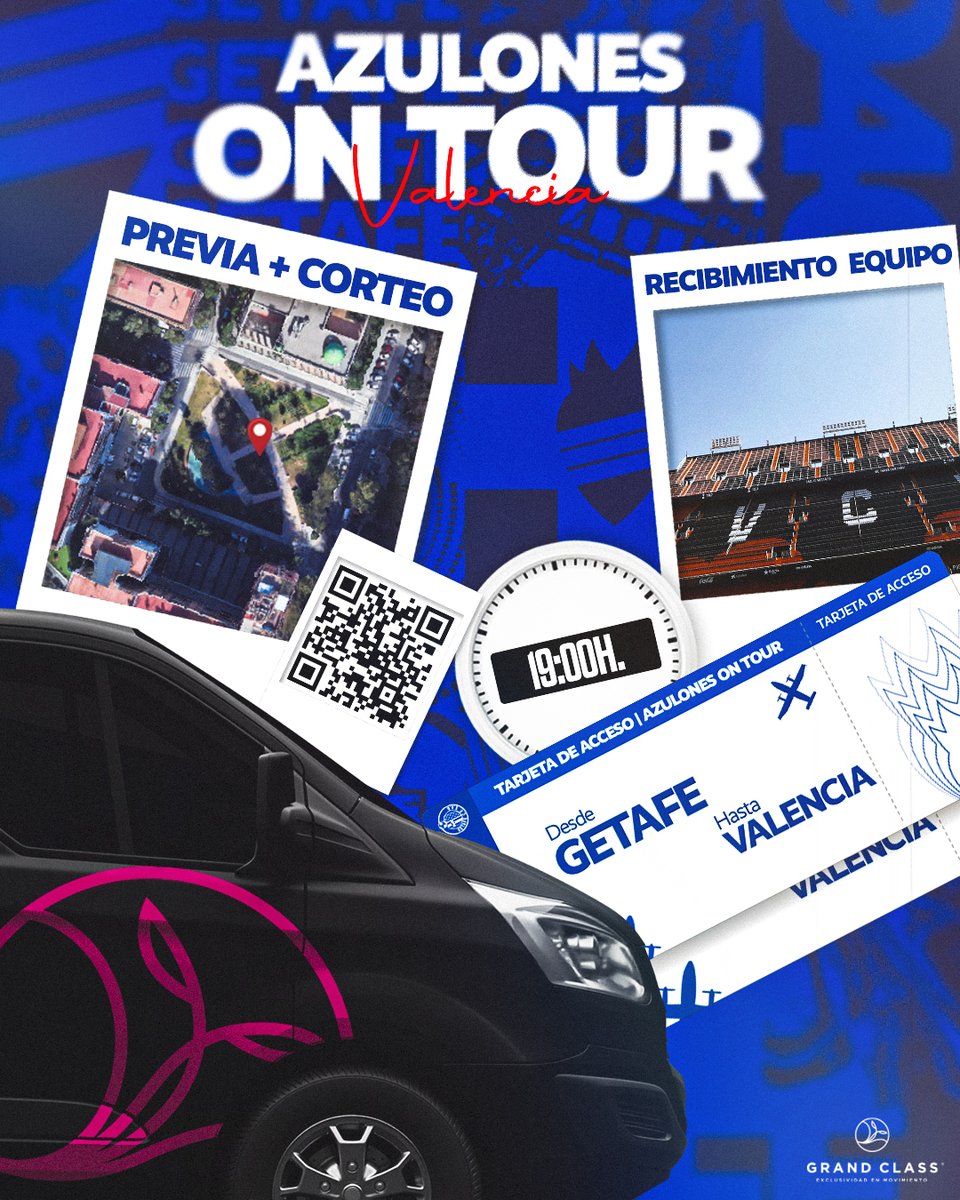 🔊 Tiñamos las calles de Valencia de azulón...

𝐓𝐨𝐝𝐨𝐬 𝐣𝐮𝐧𝐭𝐨𝐬 a Mestalla 💙

#AzulonesOnTour #OnTourGTF