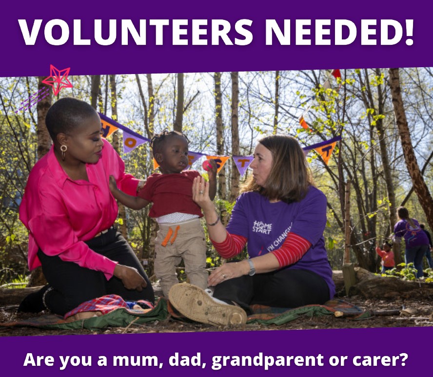 Looking for an opportunity to help families in need in Watford, ThreeRivers or Hertsmere?
You could make a difference by giving only 2–3 hours a week, offering friendship and support. Full training provided (starts mid Sept 25)
email Home-Start volunteer@home-startwatford.org.uk