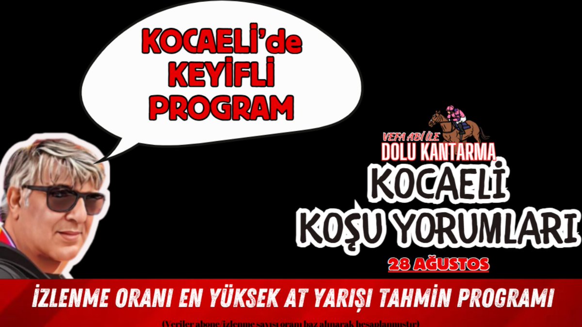 Kocaeli koşu yorumları Whatsapp ve Youtube'da yayında!
 bol şans!

ÜYELİK BİLGİ; +90 553 902 50 44

🏇youtu.be/kIDj0kv4Stw