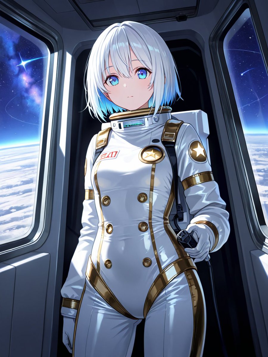 #AIart #SpaceShip #コスモス 
looking at the earth
地球を望む