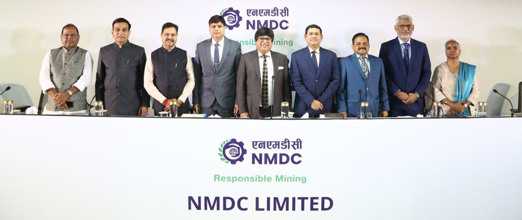 The 67th AGM of NMDC was held virtually, with Shri Amitava Mukherjee, CMD, NMDC, chairing the meeting in the presence of the functional and independent directors. 1/2