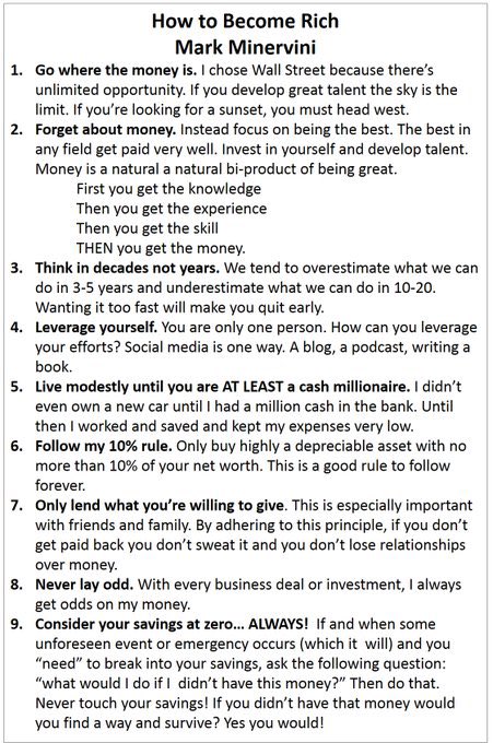 How To Become Rich