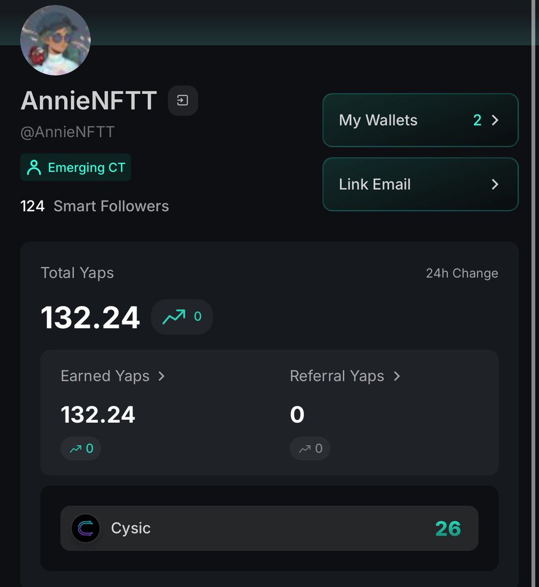I haven’t check my kaito in a while as I knew there was nothing to check lol

And how surprised I was today that I popped out on <a href="/cysic_xyz/">Cysic</a> lb 

Btw cube mints are still live and if you missed Tier 1 and Tier 2 (both sold out), don’t fade tier 3 anon 

Gmsor💠