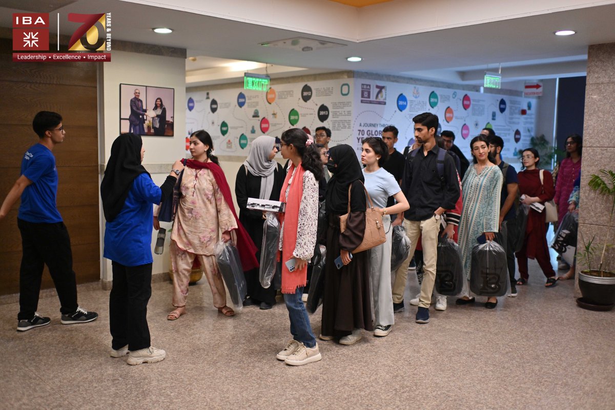 ibakhiofficial's tweet photo. And so the journey begins 🚀 Excitement filled OGala as new students explored their new home at IBA! Welcome aboard!

#IBAKarachi #OGala #NewBatch #StudentJourney #IBAFamily https://t.co/t8egUBpRIu