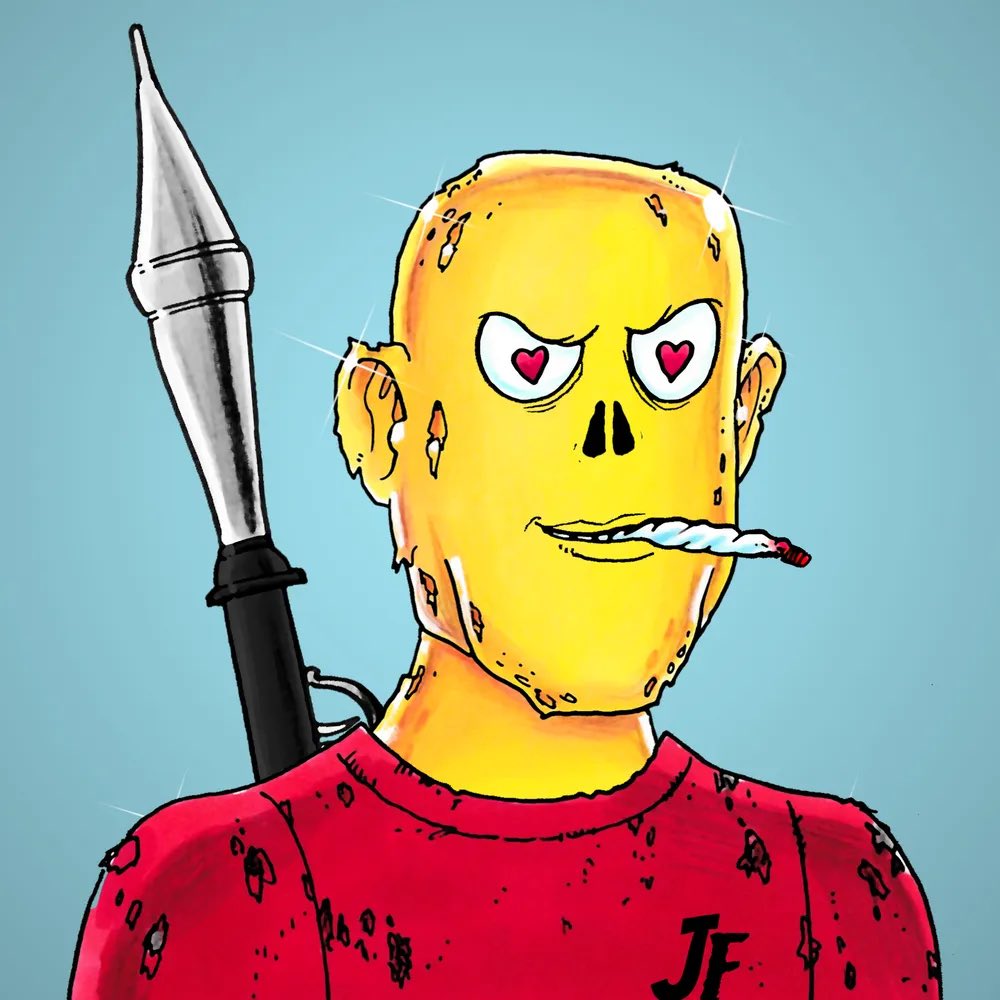 TommyKingham's tweet photo. Any 2021 OG NFT collectors remember @JungleFreaksNFT ? Flat out some of the best art period to ever be introduced to this space! The project is now community ran and making a push for an epic comeback. This art made by George Trosley from @HustlerMag deserves to be valued!🌴🧟‍♂️ 🦍 https://t.co/xW1ee3CJVm