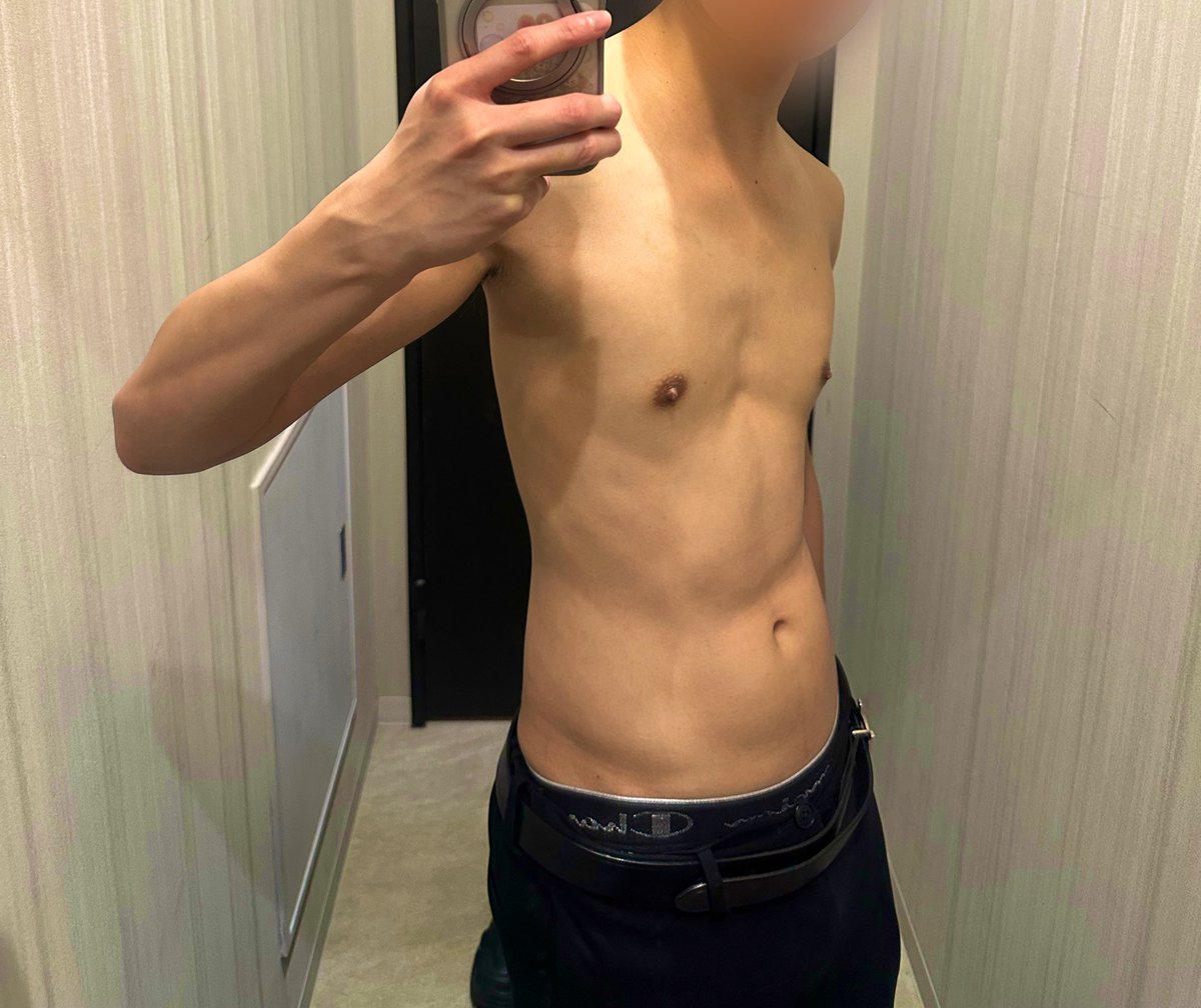 徐々に筋肉ついてきたかな💪